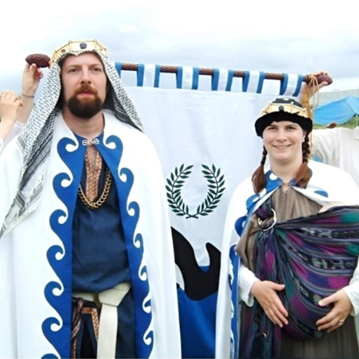 Photo of William MacBrennan and Nadhezdha Toranova, second Baron and Baroness of Seagirt