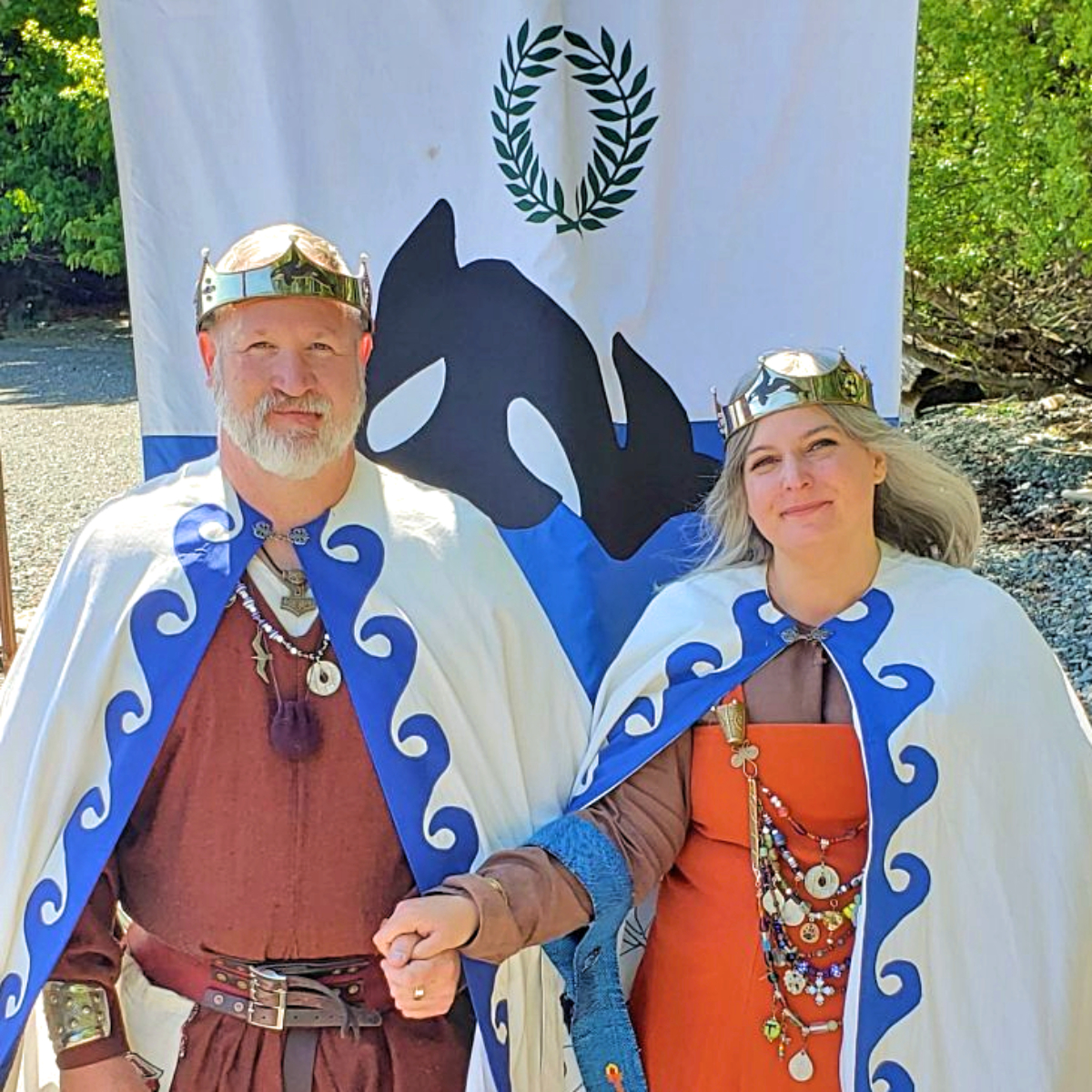 Photo of Wulfgar Bradax and Anikó Melyes.